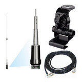 Antena Móvel Dual Vhf Suporte Cabo