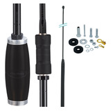 Antena Móvel Inox Bobinada Black Radio Px Viuva Negra 1 70m