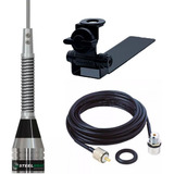 Antena Móvel Px Slim 65cm Mola Na Base Ap4187 Suporte Bi articulado Caminhonete Cabo 5 5 Metros