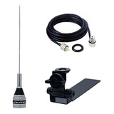 Antena Móvel Vhf M300c Suporte Caminhonete