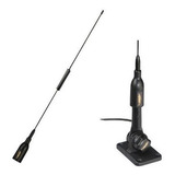 Antena P Rádio Vhf 53cm 3db Com Base Barco Lancha Barco