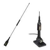 Antena P Rádio Vhf 53cm 3db Com Base Barco Lancha Barco