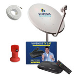 Antena Parabólica 60cm Banda Ku 5g Vivensis