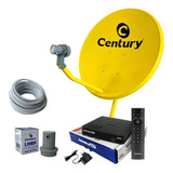 Antena Parabólica Century Midiabox B7 Amarela