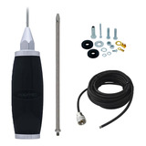 Antena Px Caminhao Inox 2 70m Alongador 60cm Cabo Parafusos