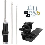 Antena Px Mini 1 40m Alongador 60cm Caminhonete Parafusos