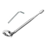 Antena Retrátil Moto Guidão Corta Pipa 7 Estágios Aço Inox