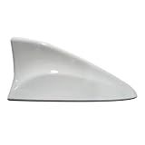 Antena Shark Tubarão Universal Amplificada AutoColante Teto Barbatana Funcional Honda Fit HRV New City Civic CRV Accord WRV Branca 