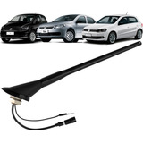 Antena Teto Amplificada Vw Fox Gol Voyage 08 A 19 Preto