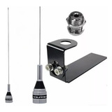 Antena Vhf Enfeite Caminhonete 62cm Com Suporte E Parafuso