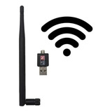 Antena Wi fi Adaptador Wireless 1200mb s Usb Pc Notebook Net