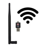 Antena Wi fi Adaptador Wireless 1200mb s Usb Pc Notebook Net