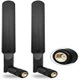 Antena WiFi 6E Tri Band 6GHz 5GHz 2 4GHz Omnidirecional RP SMA Macho Wi Fi Antenas Para PC Desktop IP Camera Router 2 Peças