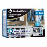 Anti Mofo Desumidificador Members Mark Neutro 8 Unid 230g