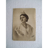 Antiga Foto Tipo Postal - Dama Francesa - Início Século 20