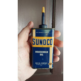 Antiga Lata De Óleo Sunoco Não Shell Esso Texaco Atlantic