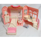 Antiga Maleta Quarto Da Barbie Anos 90 Mattel Casa De Boneca