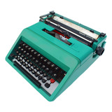 Antiga Máquina De Escrever Semi Portátil Olivetti Studio 45