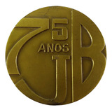 Antiga Medalha Bronze 75 Anos Jornal