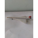Antiga Miniatura Avião Concorde Corgi Toys 18 Cm Britain