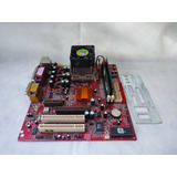 Antiga Placa Mae Pchips Processador Amd