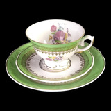 Antiga Xicara Para Cha E Bolo Porcelana Schmidt 22054 Rrdeco