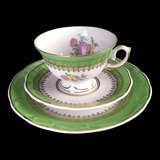 Antiga Xicara Para Cha E Bolo Porcelana Schmidt 22055 Rrdeco