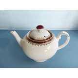 Antigo Bule De Chá Em Porcelana Inglesa Alfred Meakin