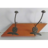 Antigo Cabideiro Chapeleiro De Parede Década 1920 01