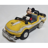 Antigo Carrinho Mickey Mouse Lata E Plastico Disney Anos 80