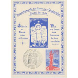 Antigo Cartão Postal Filatélico Comemorativo Natal De 1965