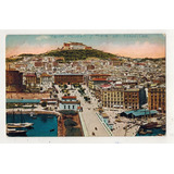Antigo Cartão Postal Italia Napoli Porto Militare