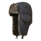 Antigo Chapéu De Inverno Estilo Russo Com Abas De Orelha 
