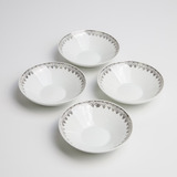 Antigo Cj Para Sobremesa Em Porcelana Schmidt 04 Peças 