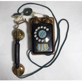 Antigo E Raro Telefone De Parede Funcionando 