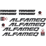 Antigo Grafismo Adesivo Bicicleta Alfameq Tirreno Modelo 2