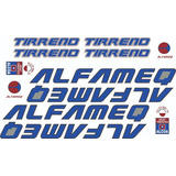 Antigo Grafismo Adesivo Bicicleta Alfameq Tirreno Modelo 5