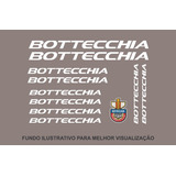 Antigo Grafismo Adesivo Bicicleta Bottecchia Modelo