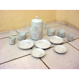 Antigo Jogo Chá Porcelana Pozzani Decoração