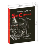Antigo Livro De São Cipriano Gigante E Verdadeiro Capa Aço