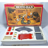 Antigo Moto Ban Brinquedo Glasslite Anos 80 Completo