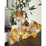 Antigo Par De Perfumeiro Em Cristal Dublio Baccarat