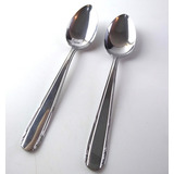 Antigo Par Talheres Colheres Aco Inox Meridional 9733 Rrdeco