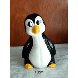 Antigo Pinguim De Geladeira Em Porcelana Gordo 13cm