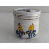 Antigo Pote De Porcelana Banana De Pijamas Anos 90