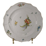 Antigo Prato De Parede Em Porcelana Húngara R 12127 A