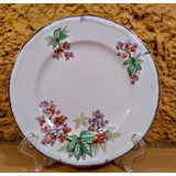 Antigo Prato Decorativo Em Porcelana Inglesa R 7722