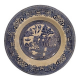 Antigo Prato Decorativo Em Porcelana Inglesa R 8694