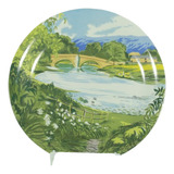 Antigo Prato Em Porcelana Schmidt Para Decoração