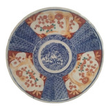 Antigo Prato Imari Porcelana Oriental R 9953